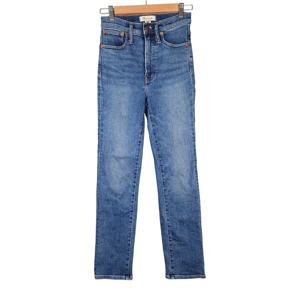 Madewell Perfect Vintage Jeans Maplewood Wash Size 24 MB687 - Picture 1 of 10